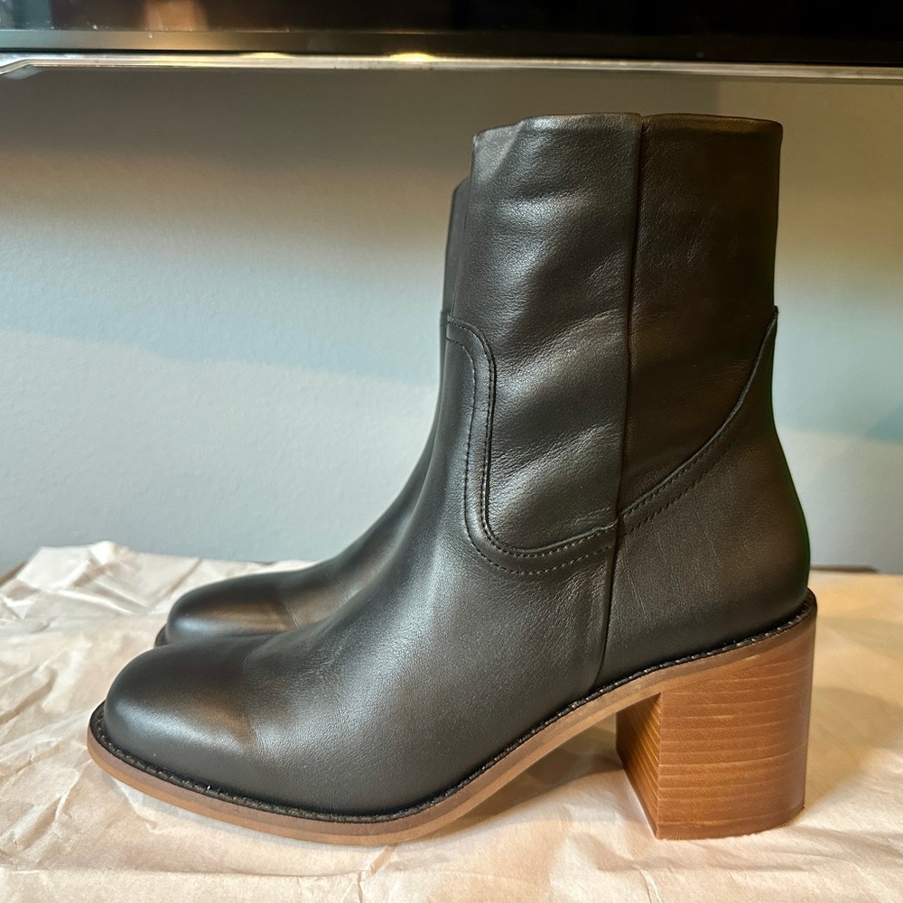 PATINA black heeled boots - NWOB